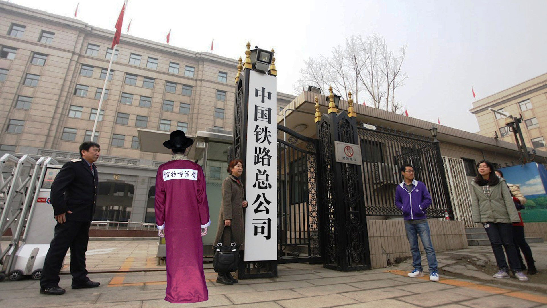 “声活博物馆”在游行之二